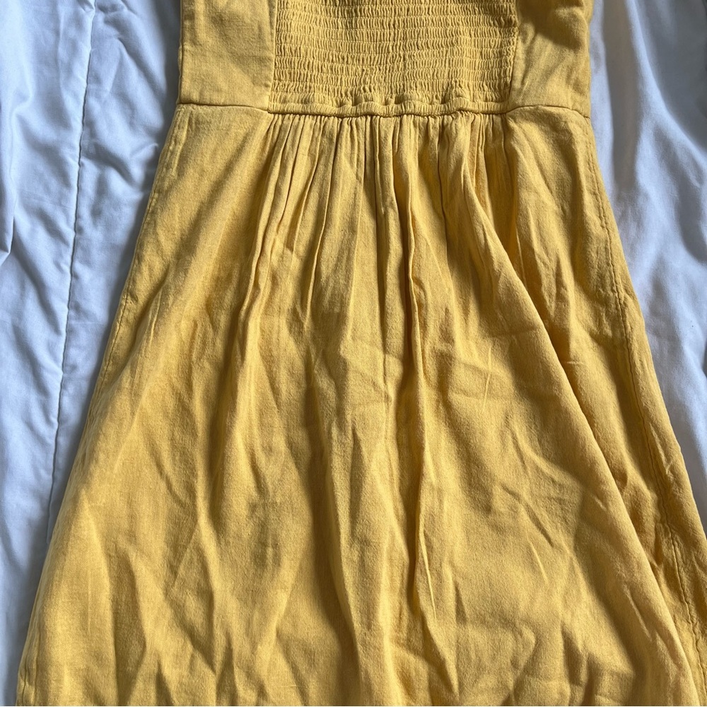 HOLLISTER - Cute Yellow Women’s Summer Dress - size Small - Picture 7 of 7